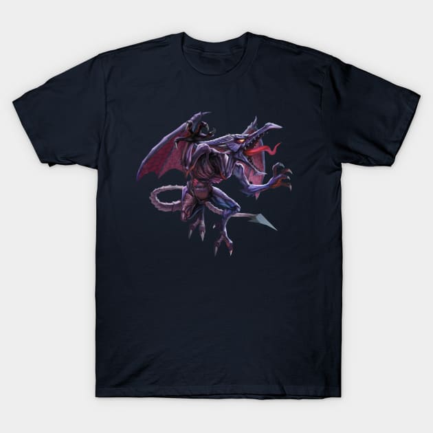 Ridley Banner SSBU Artwork T-Shirt by TylertheTitan